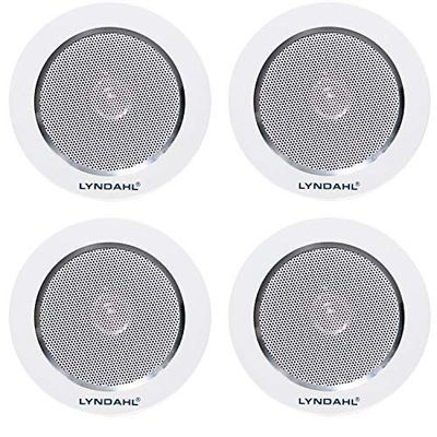 Lyndahl Speaker set, Bluetooth 4-channel amplifier CS200BT-AMP and 2-way speaker pair CS120AL with 2 or 4 built-in speakers ceiling speaker with 4 speakers