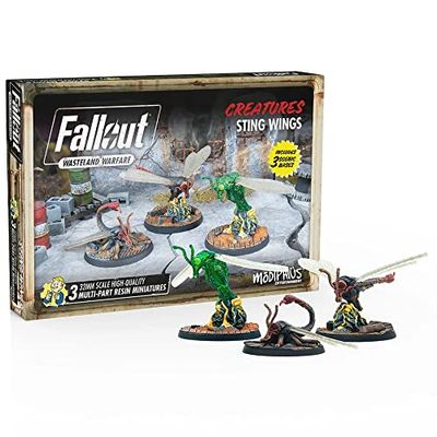 Fallout Wasteland Warfare Modiphius Entertainment Creatures: Stingwings | Miniatures | Unpainted