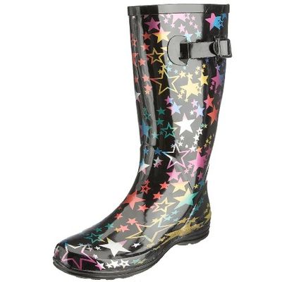 Jacobson - Wellingtons da Lavoro Donna, Nero (Black/Multi), 37 1/3