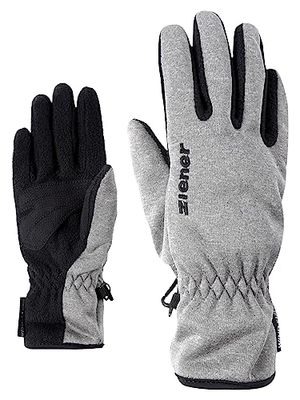 Ziener LIMPORT Junior Glove Multisport, Guanti Funzionali/Outdoor, Antivento, Traspiranti. Bambini, Grigio (Grey Melange), 3.5