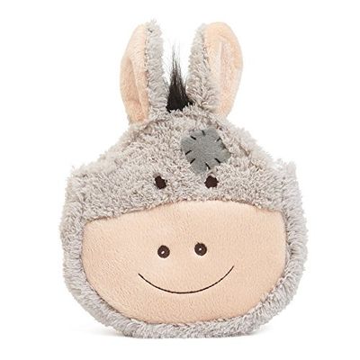 GRÜNSPECHT Mein kleine Warmeffreund Osiołek poduszka rozgrzewająca z pestkami wiśni z poszewką nadającą się do prania dla dzieci, ogrzewająca przytulanka na bóle brzucha i przeziębienie (173-V2)
