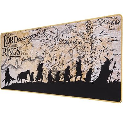 Subsonic - De Heer van de ringen - Antislip muismat XXL 90 mm x 40 mm - The Lord of the rings Officiële licentie