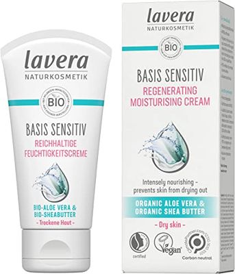 lavera Basis Sensitiv Rich Moisturizing Cream ∙ Vegan ✔ Organic Skin Care ✔ Natural & Innovative Cosmetics ✔ 50ml