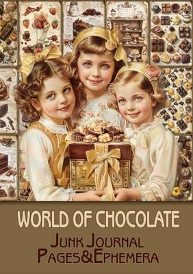Vintage World of chocolate Junk Journal Pages & Ephemera: for Scrapbooking, Collage and Paper Crafts, Art Journaling