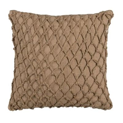BigBuy Home Cojín Algodón Marrón 45 x 45 cm