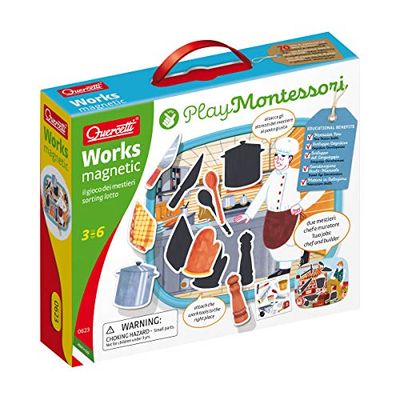 Quercetti 0623 Quercetti-0623 Works Magnetic, Multicolor