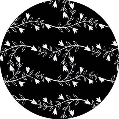 Bonateks, Ronde digitaal bedrukte muismat, antislip onderkant, voor kantoor en thuis, diameter: 22 cm