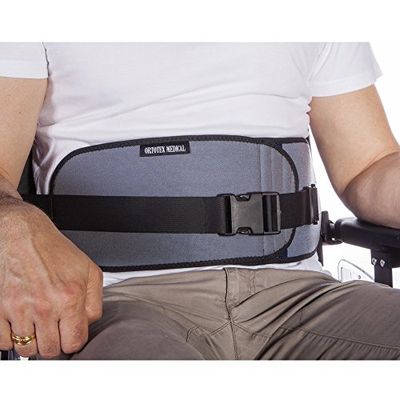 Ceinture abdominale ouverte | Pour fauteuils roulants, chaises | Adulte (54-190 cm)