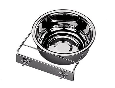 Nobby Mangeoire avec 2 Vis en INOX pour Oiseau 18 cm 1,30 L