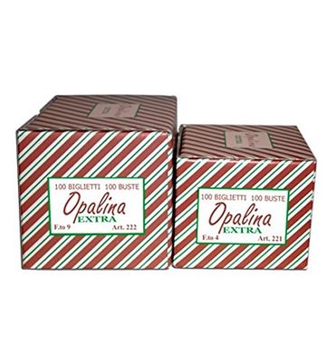 Cartotecnica FTC - Cartes et enveloppes Format 9" de Visita 100, Couleur Blanc, ING-10.