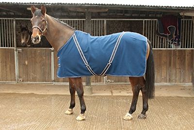 Rhinegold Comfey Tapis Polaire, 0, Bleu Marine, 6'9"