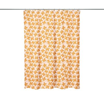 Bonamaison, Rideau de Douche Imprimé Numériquement, Anneaux de Rideau de Douche Inclus, 1 Pièce, 140X200 Cm - Conçu et fabriqué en Turquie