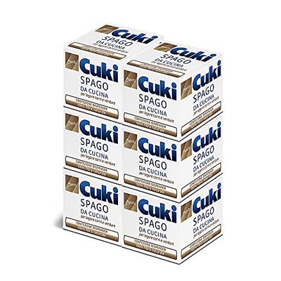 Cuki Spago da Cucina per Carni e Verdure, 60 m, 6 Confezioni