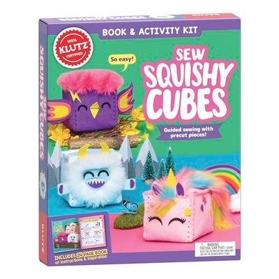 Sew Squishy Cubes (Klutz): Book & Activity Kit, Medium