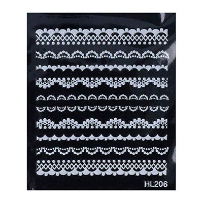 Sabrina Azzi Sabrina Art Deco Pochoir Lace (780), standard, unique