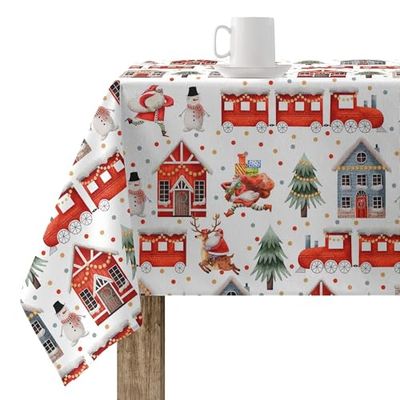 MANTEL RESINADO ANTIMANCHAS MODELO MERRY CHRISTMAS 66