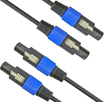 2 x keepdrum sc004 Câble haut-parleur 15 m câble Speakon Box
