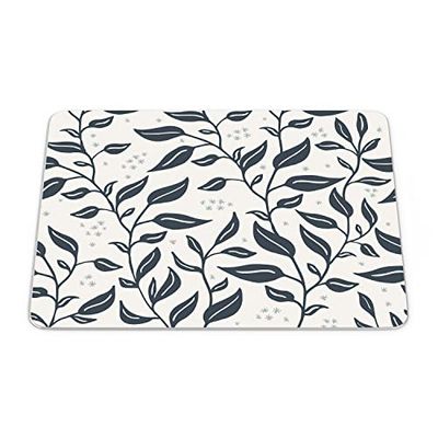 Bonamaison, Rechthoek digitaal bedrukte muismat, antislip onderkant, voor kantoor en thuis, afmetingen: 22x18 cm