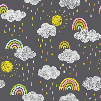 Homemania Tapis Imprimé Baby Dream 8 - pour Les Enfants - Décoration de Maison - Antidérapants - pour Salon, Séjour, Chambre à Coucher - Multicolore en Polyester, Coton, 80 X 150cm