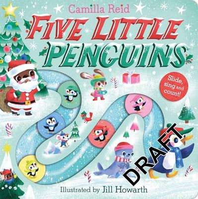 Five Little Penguins: A Festive Nursery Rhyme Counting Book for Toddlers