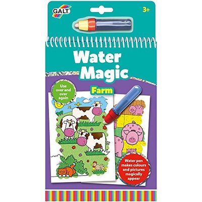 Galt Toys, Water Magic - Farm, Colouring Books for Children, Ages 3 Years Plus