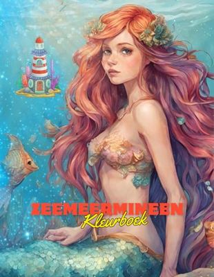 Kleurboek met Zeemeerminnen: In de Fascinerende Wereld van Zeemeerminnen voor Little Underwater