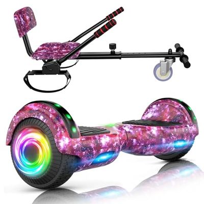 Deskorolki SISIGAD z Hoverkartem, Deskorolki z Hoverkartem dla dzieci, Deskorolki z muzyką Bluetooth i światłami LED
