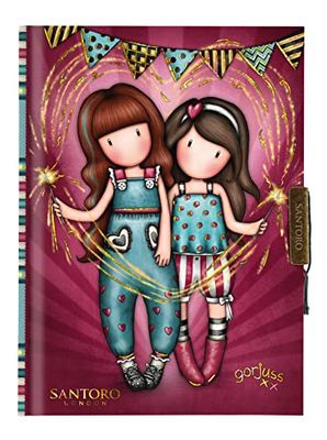 Safta, journal Gorjuss Fairground « Fireworks » 12,8 x 17,5 x 2 cm Unisexe-enfant, multicolore, Taille unique