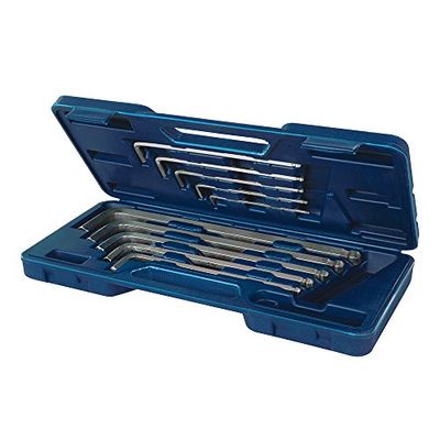 Silverline Tools 250035 - Set di chiavi a sfera esagonali, 3 - 17 mm (10 pezzi)