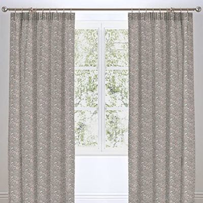 Appletree Promo - Roselle - Coppia di tende oscuranti con occhielli, 168 x 183 cm, dimensioni letto grigio