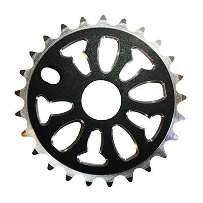Cervus Nova liga de bicicleta CNC BMX prato manivela dentes: 25, cor preta
