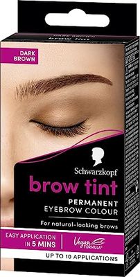 Schwarzkopf, Kit Sopracciglia, Colorazione Permanente per Sopracciglia, Tinta per Sopracciglia, Fino a 10 Applicazioni, Tonalità 4-1 Castano Scuro