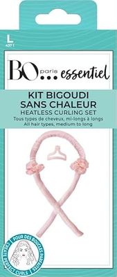 Bo... Paris Hair Curlers Kit No Heat Curls for Perfect Curls All Hair Types from Medium to Long - Pack of 1