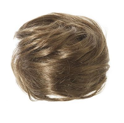 American Dream Large Size Human Hair Bun, Dark Ash Brown Number 6