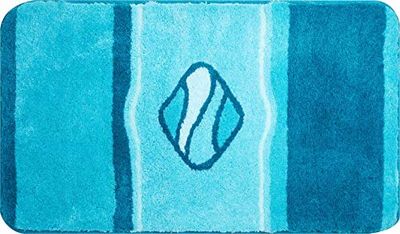 Grund Jewel Tapis de Bain, Polyacrylique Ultrasoft, Turquoise, 60x100 cm