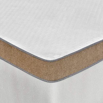 BedStory Topper 90 x 200 cm, 7,6 cm gelschuim traagschuim topper, matrastopper hardheidsgraad H2 + H3, 2-in-1 koudschuim, orthopedisch, voor matrassen, boxspringbed, slaapbank, met afneembare overtrek