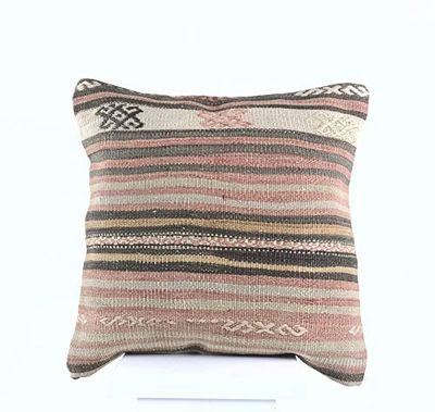 Kelim Cuscino 40x40 cm fatto a mano turco prodotto federe kilim dekorativo orientale etnici cuscino A532