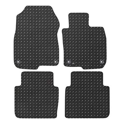 JVL Juego de Alfombrillas de Goma para CR-V MK5 2018-on, Negro