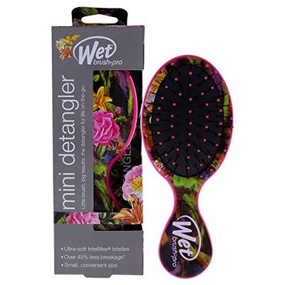 Wet Brush Pro Mini Detangler Brush Hyper Floral - Pink By For Unisex - 1 Pc Hair Brush