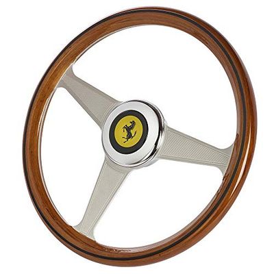 Thrustmaster Ferrari 250 GTO - Volant de course à collectionner avec un design en bois authentique pour PC