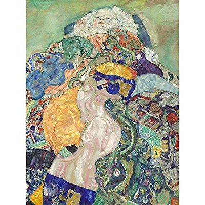 Wee Blue Coo Klimt Baby 1917 Unframed Art Print Poster Wall Decor 12x16 inch Bebé Póster pared