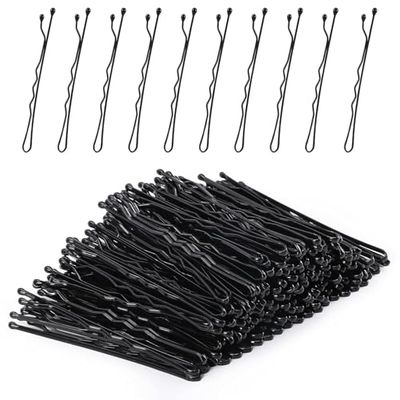 200 Pieces Black Metal Hair Pins 2.2 Inch Heavy Duty Hair Pins for Updo Hair Styling Daily Styles Versatile Hair Accessories for Women and Girls