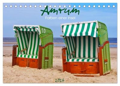 Amrum - Farben einer Insel (Tischkalender 2026 DIN A5 quer), CALVENDO Monatskalender: Fotografien aus Natur und Landschaft der Nordseeinsel Amrum
