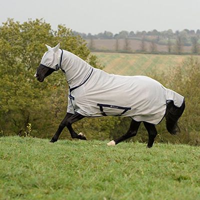 Bucas Freedom Full Neck 115 Couverture Anti-Mouches Argenté