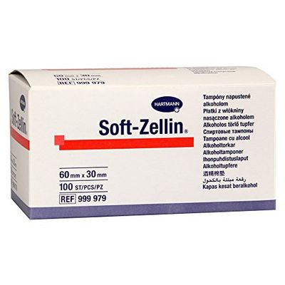 Soft Zellin Toallitas Alcohol 100Ud