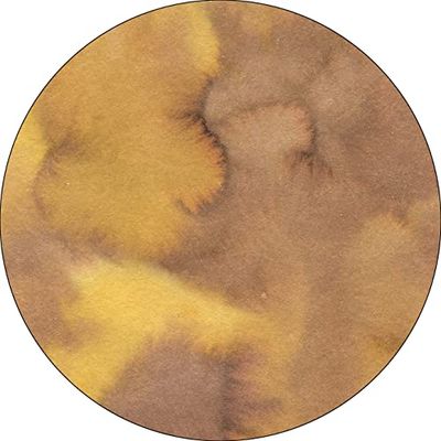 Bonateks, Tappetino per mouse rotondo con stampa digitale, base antiscivolo, per ufficio e casa, diametro: 22 cm