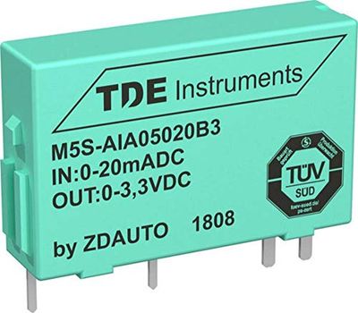 ZDAuto Módulo I/O AIV03010B3 entrada analógica, 3 V interna, 0-10 V, aislado externo.