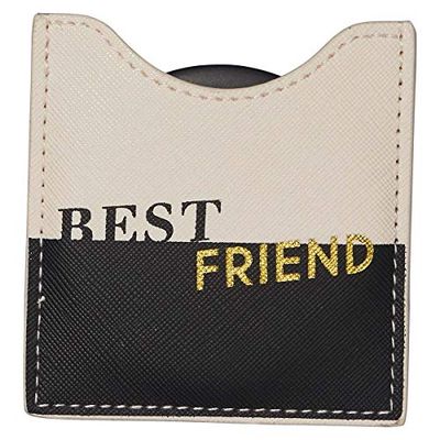 Draeger - Miroir Best Friend - Miroir Rond de Poche à Emmener Partout - Idéal Cadeau Anniversaire, Toutes Occasions - Dimensions 8,5 cm x 8 cm