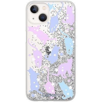 ERT GROUP mobiel telefoonhoesje voor Apple Iphone 13 MINI origineel en officieel erkend Babaco patroon Cats 016 optimaal, met glitter overloopeffect