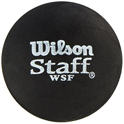 Wilson Staff Squash Balls Medium (Advanced), Black (Red Dot), Pack of 2